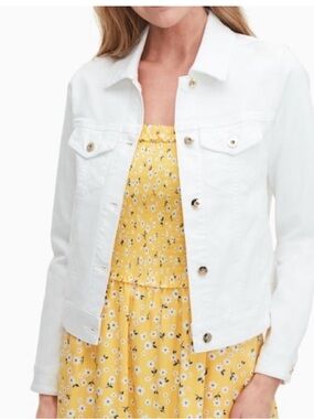 Kate Spade White Denim Jacket